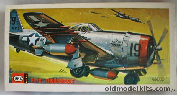 UPC 1/48 Republic P-47D Thunderbolt - (ex-Lindberg), 5056-100 plastic model kit